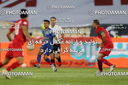 1653962, Tehran, Iran, لیگ برتر فوتبال ایران، Persian Gulf Cup، Week 23، Second Leg، Persepolis 1 v 0 Esteghlal on 2021/05/14 at Azadi Stadium