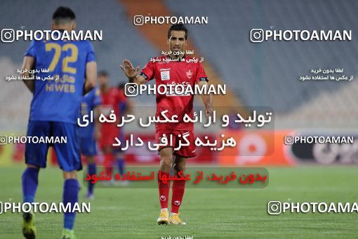 1653785, Tehran, Iran, لیگ برتر فوتبال ایران، Persian Gulf Cup، Week 23، Second Leg، Persepolis 1 v 0 Esteghlal on 2021/05/14 at Azadi Stadium