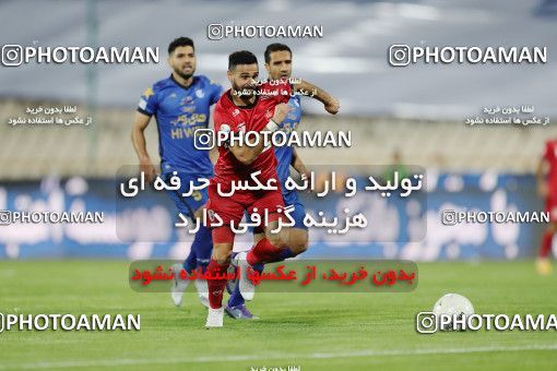 1653746, Tehran, Iran, لیگ برتر فوتبال ایران، Persian Gulf Cup، Week 23، Second Leg، Persepolis 1 v 0 Esteghlal on 2021/05/14 at Azadi Stadium
