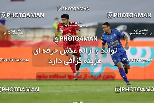 1653810, Tehran, Iran, لیگ برتر فوتبال ایران، Persian Gulf Cup، Week 23، Second Leg، Persepolis 1 v 0 Esteghlal on 2021/05/14 at Azadi Stadium