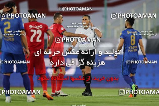 1653919, Tehran, Iran, لیگ برتر فوتبال ایران، Persian Gulf Cup، Week 23، Second Leg، Persepolis 1 v 0 Esteghlal on 2021/05/14 at Azadi Stadium
