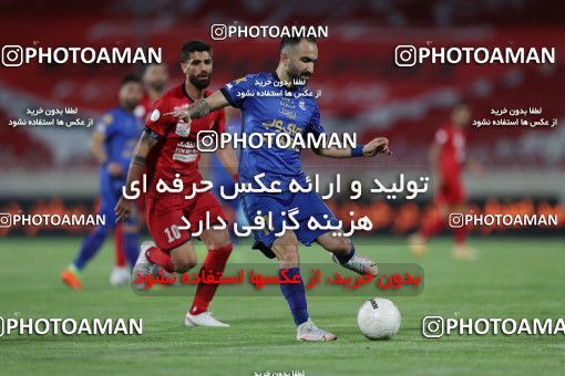 1653727, Tehran, Iran, لیگ برتر فوتبال ایران، Persian Gulf Cup، Week 23، Second Leg، Persepolis 1 v 0 Esteghlal on 2021/05/14 at Azadi Stadium