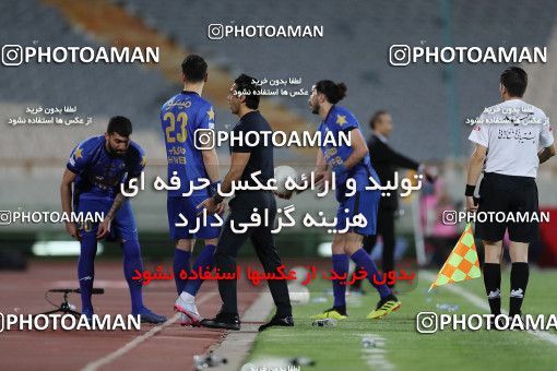 1653795, Tehran, Iran, لیگ برتر فوتبال ایران، Persian Gulf Cup، Week 23، Second Leg، Persepolis 1 v 0 Esteghlal on 2021/05/14 at Azadi Stadium