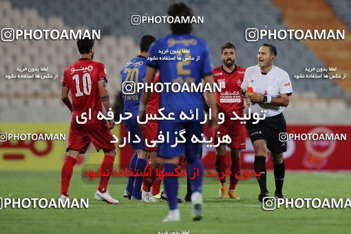 1653850, Tehran, Iran, لیگ برتر فوتبال ایران، Persian Gulf Cup، Week 23، Second Leg، Persepolis 1 v 0 Esteghlal on 2021/05/14 at Azadi Stadium