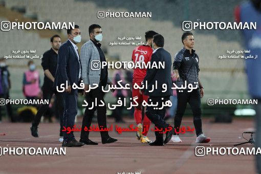 1653760, Tehran, Iran, لیگ برتر فوتبال ایران، Persian Gulf Cup، Week 23، Second Leg، Persepolis 1 v 0 Esteghlal on 2021/05/14 at Azadi Stadium