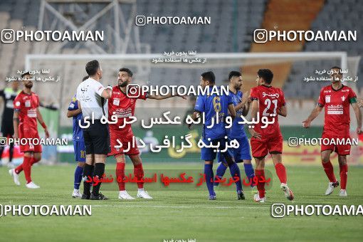 1654127, Tehran, Iran, لیگ برتر فوتبال ایران، Persian Gulf Cup، Week 23، Second Leg، Persepolis 1 v 0 Esteghlal on 2021/05/14 at Azadi Stadium