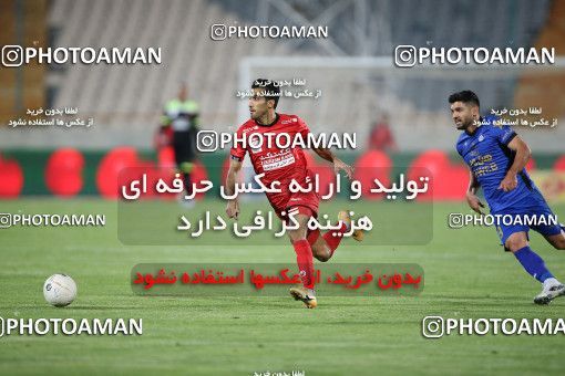 1654139, Tehran, Iran, لیگ برتر فوتبال ایران، Persian Gulf Cup، Week 23، Second Leg، Persepolis 1 v 0 Esteghlal on 2021/05/14 at Azadi Stadium