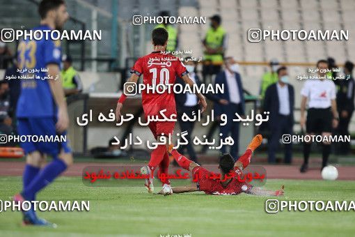 1654149, Tehran, Iran, لیگ برتر فوتبال ایران، Persian Gulf Cup، Week 23، Second Leg، Persepolis 1 v 0 Esteghlal on 2021/05/14 at Azadi Stadium