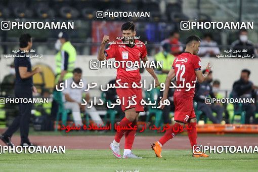 1654081, Tehran, Iran, لیگ برتر فوتبال ایران، Persian Gulf Cup، Week 23، Second Leg، Persepolis 1 v 0 Esteghlal on 2021/05/14 at Azadi Stadium