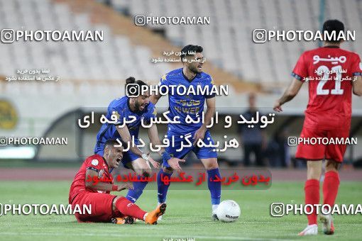 1654086, Tehran, Iran, لیگ برتر فوتبال ایران، Persian Gulf Cup، Week 23، Second Leg، Persepolis 1 v 0 Esteghlal on 2021/05/14 at Azadi Stadium