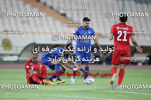 1653986, Tehran, Iran, لیگ برتر فوتبال ایران، Persian Gulf Cup، Week 23، Second Leg، Persepolis 1 v 0 Esteghlal on 2021/05/14 at Azadi Stadium