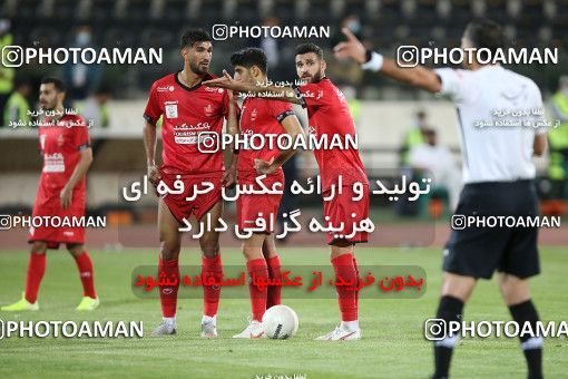 1654113, Tehran, Iran, لیگ برتر فوتبال ایران، Persian Gulf Cup، Week 23، Second Leg، Persepolis 1 v 0 Esteghlal on 2021/05/14 at Azadi Stadium