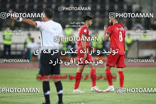 1654097, Tehran, Iran, لیگ برتر فوتبال ایران، Persian Gulf Cup، Week 23، Second Leg، Persepolis 1 v 0 Esteghlal on 2021/05/14 at Azadi Stadium