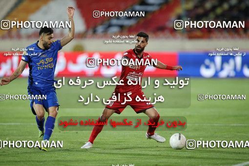 1654002, Tehran, Iran, لیگ برتر فوتبال ایران، Persian Gulf Cup، Week 23، Second Leg، Persepolis 1 v 0 Esteghlal on 2021/05/14 at Azadi Stadium