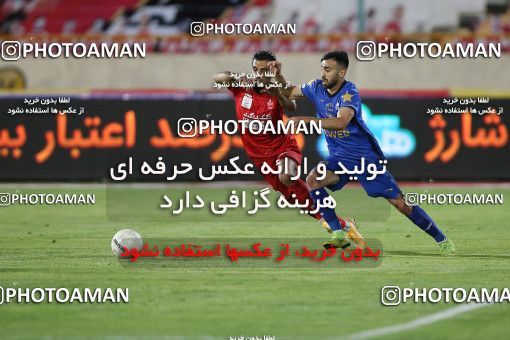 1654169, Tehran, Iran, لیگ برتر فوتبال ایران، Persian Gulf Cup، Week 23، Second Leg، Persepolis 1 v 0 Esteghlal on 2021/05/14 at Azadi Stadium