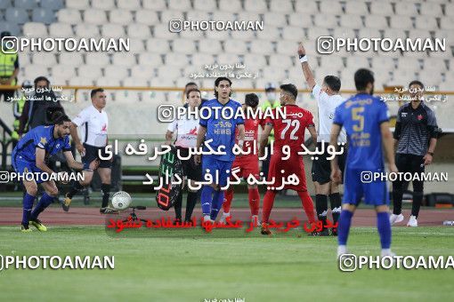 1654053, Tehran, Iran, لیگ برتر فوتبال ایران، Persian Gulf Cup، Week 23، Second Leg، Persepolis 1 v 0 Esteghlal on 2021/05/14 at Azadi Stadium