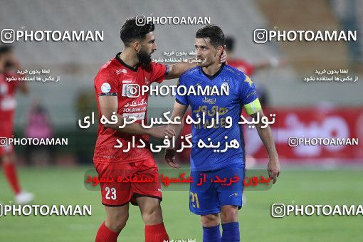 1653982, Tehran, Iran, لیگ برتر فوتبال ایران، Persian Gulf Cup، Week 23، Second Leg، Persepolis 1 v 0 Esteghlal on 2021/05/14 at Azadi Stadium