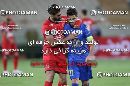 1654119, Tehran, Iran, لیگ برتر فوتبال ایران، Persian Gulf Cup، Week 23، Second Leg، Persepolis 1 v 0 Esteghlal on 2021/05/14 at Azadi Stadium