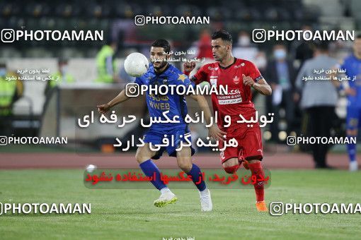 1654031, Tehran, Iran, لیگ برتر فوتبال ایران، Persian Gulf Cup، Week 23، Second Leg، Persepolis 1 v 0 Esteghlal on 2021/05/14 at Azadi Stadium