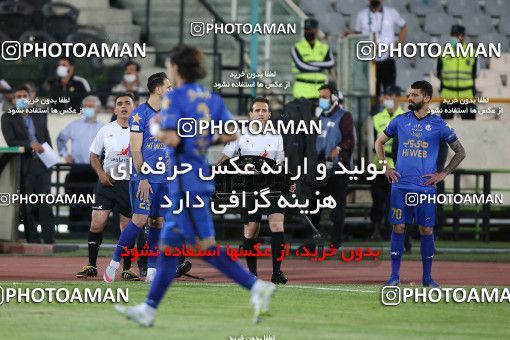 1654070, Tehran, Iran, لیگ برتر فوتبال ایران، Persian Gulf Cup، Week 23، Second Leg، Persepolis 1 v 0 Esteghlal on 2021/05/14 at Azadi Stadium