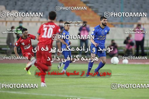 1654052, Tehran, Iran, لیگ برتر فوتبال ایران، Persian Gulf Cup، Week 23، Second Leg، Persepolis 1 v 0 Esteghlal on 2021/05/14 at Azadi Stadium