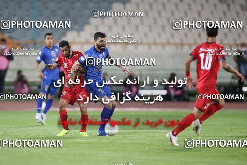 1654133, Tehran, Iran, لیگ برتر فوتبال ایران، Persian Gulf Cup، Week 23، Second Leg، Persepolis 1 v 0 Esteghlal on 2021/05/14 at Azadi Stadium
