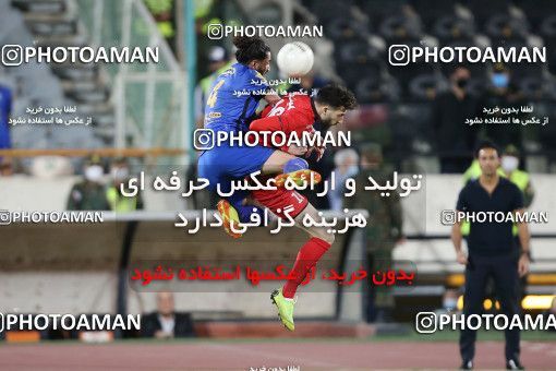 1654093, Tehran, Iran, لیگ برتر فوتبال ایران، Persian Gulf Cup، Week 23، Second Leg، Persepolis 1 v 0 Esteghlal on 2021/05/14 at Azadi Stadium