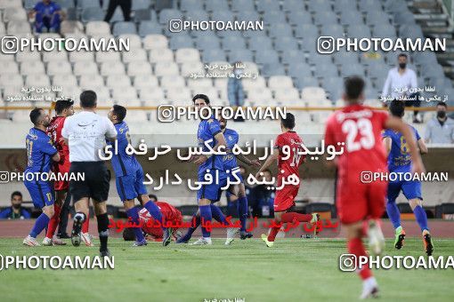 1654068, Tehran, Iran, لیگ برتر فوتبال ایران، Persian Gulf Cup، Week 23، Second Leg، Persepolis 1 v 0 Esteghlal on 2021/05/14 at Azadi Stadium