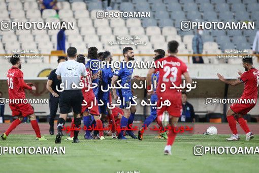 1654124, Tehran, Iran, لیگ برتر فوتبال ایران، Persian Gulf Cup، Week 23، Second Leg، Persepolis 1 v 0 Esteghlal on 2021/05/14 at Azadi Stadium