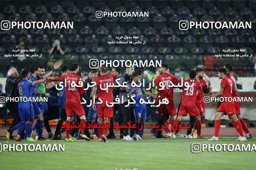 1654038, Tehran, Iran, لیگ برتر فوتبال ایران، Persian Gulf Cup، Week 23، Second Leg، Persepolis 1 v 0 Esteghlal on 2021/05/14 at Azadi Stadium