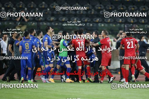 1654048, Tehran, Iran, لیگ برتر فوتبال ایران، Persian Gulf Cup، Week 23، Second Leg، Persepolis 1 v 0 Esteghlal on 2021/05/14 at Azadi Stadium