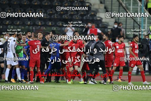 1653998, Tehran, Iran, لیگ برتر فوتبال ایران، Persian Gulf Cup، Week 23، Second Leg، Persepolis 1 v 0 Esteghlal on 2021/05/14 at Azadi Stadium