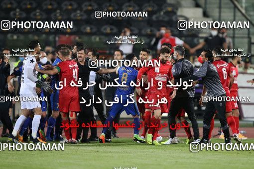 1654037, Tehran, Iran, لیگ برتر فوتبال ایران، Persian Gulf Cup، Week 23، Second Leg، Persepolis 1 v 0 Esteghlal on 2021/05/14 at Azadi Stadium