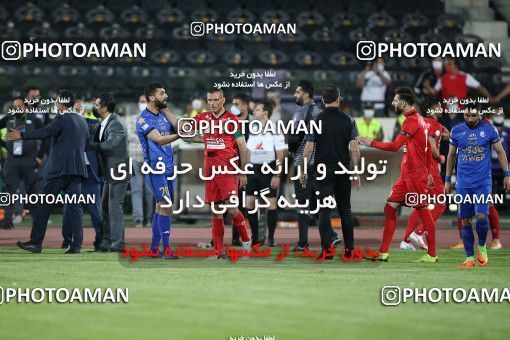 1654137, Tehran, Iran, لیگ برتر فوتبال ایران، Persian Gulf Cup، Week 23، Second Leg، Persepolis 1 v 0 Esteghlal on 2021/05/14 at Azadi Stadium