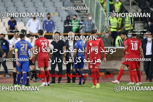 1653995, Tehran, Iran, لیگ برتر فوتبال ایران، Persian Gulf Cup، Week 23، Second Leg، Persepolis 1 v 0 Esteghlal on 2021/05/14 at Azadi Stadium