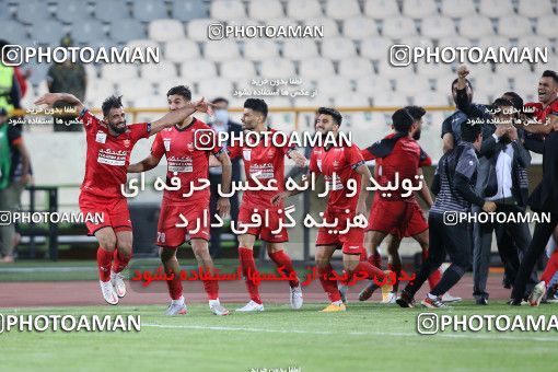 1654014, Tehran, Iran, لیگ برتر فوتبال ایران، Persian Gulf Cup، Week 23، Second Leg، Persepolis 1 v 0 Esteghlal on 2021/05/14 at Azadi Stadium
