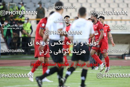 1654078, Tehran, Iran, لیگ برتر فوتبال ایران، Persian Gulf Cup، Week 23، Second Leg، Persepolis 1 v 0 Esteghlal on 2021/05/14 at Azadi Stadium