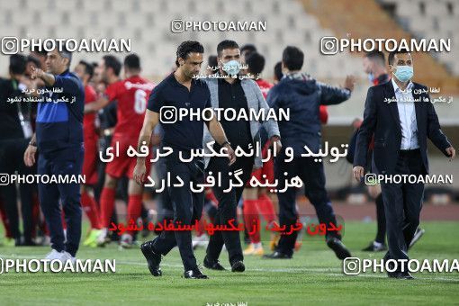 1654077, Tehran, Iran, لیگ برتر فوتبال ایران، Persian Gulf Cup، Week 23، Second Leg، Persepolis 1 v 0 Esteghlal on 2021/05/14 at Azadi Stadium