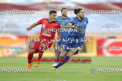 1650513, Tehran, Iran, لیگ برتر فوتبال ایران، Persian Gulf Cup، Week 23، Second Leg، Persepolis 1 v 0 Esteghlal on 2021/05/14 at Azadi Stadium