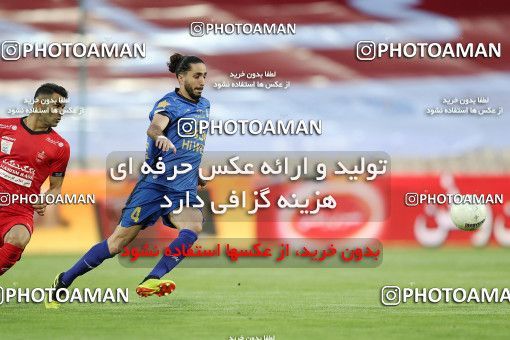 1650630, Tehran, Iran, لیگ برتر فوتبال ایران، Persian Gulf Cup، Week 23، Second Leg، Persepolis 1 v 0 Esteghlal on 2021/05/14 at Azadi Stadium