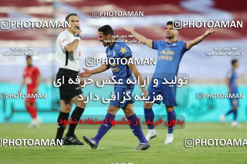 1650551, Tehran, Iran, لیگ برتر فوتبال ایران، Persian Gulf Cup، Week 23، Second Leg، Persepolis 1 v 0 Esteghlal on 2021/05/14 at Azadi Stadium
