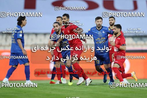 1650618, Tehran, Iran, لیگ برتر فوتبال ایران، Persian Gulf Cup، Week 23، Second Leg، Persepolis 1 v 0 Esteghlal on 2021/05/14 at Azadi Stadium