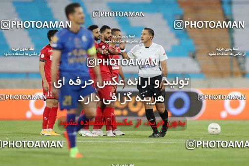 1650471, Tehran, Iran, لیگ برتر فوتبال ایران، Persian Gulf Cup، Week 23، Second Leg، Persepolis 1 v 0 Esteghlal on 2021/05/14 at Azadi Stadium