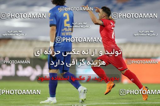 1650435, Tehran, Iran, لیگ برتر فوتبال ایران، Persian Gulf Cup، Week 23، Second Leg، Persepolis 1 v 0 Esteghlal on 2021/05/14 at Azadi Stadium