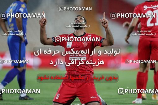 1650392, Tehran, Iran, لیگ برتر فوتبال ایران، Persian Gulf Cup، Week 23، Second Leg، Persepolis 1 v 0 Esteghlal on 2021/05/14 at Azadi Stadium