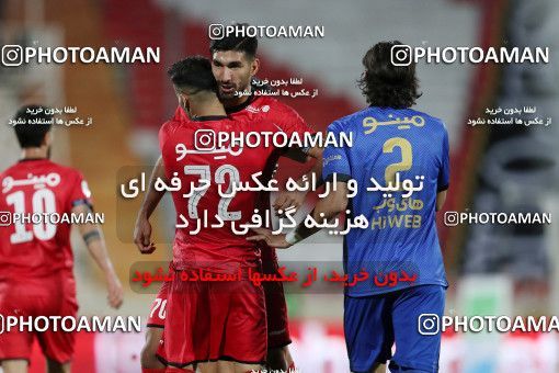 1650345, Tehran, Iran, لیگ برتر فوتبال ایران، Persian Gulf Cup، Week 23، Second Leg، Persepolis 1 v 0 Esteghlal on 2021/05/14 at Azadi Stadium