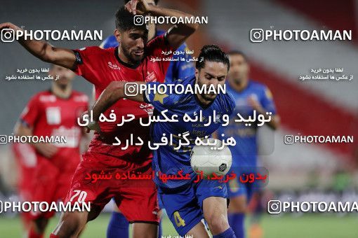 1650590, Tehran, Iran, لیگ برتر فوتبال ایران، Persian Gulf Cup، Week 23، Second Leg، Persepolis 1 v 0 Esteghlal on 2021/05/14 at Azadi Stadium
