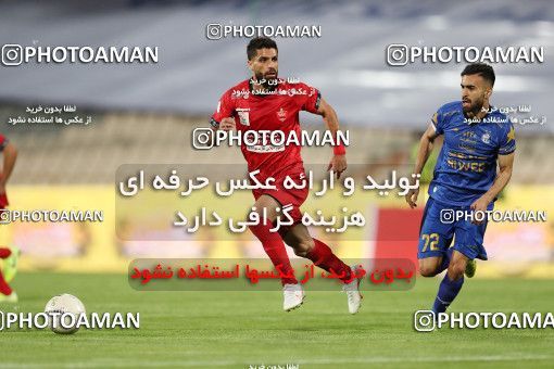1650350, Tehran, Iran, لیگ برتر فوتبال ایران، Persian Gulf Cup، Week 23، Second Leg، Persepolis 1 v 0 Esteghlal on 2021/05/14 at Azadi Stadium