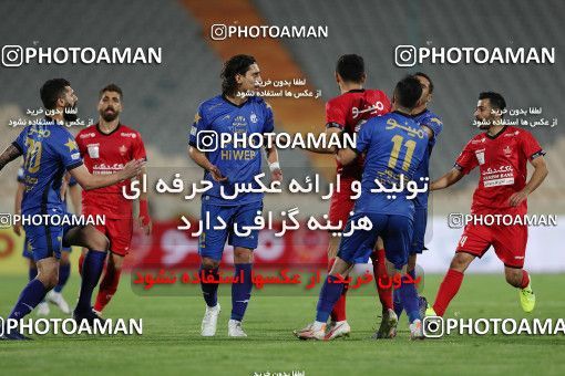 1650362, Tehran, Iran, لیگ برتر فوتبال ایران، Persian Gulf Cup، Week 23، Second Leg، Persepolis 1 v 0 Esteghlal on 2021/05/14 at Azadi Stadium
