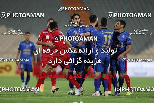 1650339, Tehran, Iran, لیگ برتر فوتبال ایران، Persian Gulf Cup، Week 23، Second Leg، Persepolis 1 v 0 Esteghlal on 2021/05/14 at Azadi Stadium